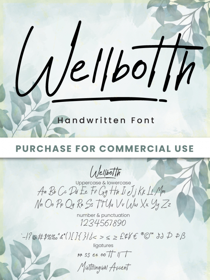 Wellbotth Font Download