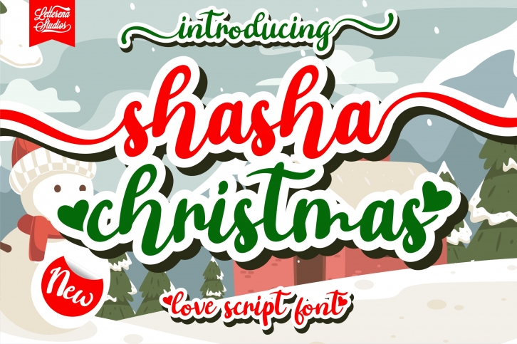 Shasha christmas Font Download
