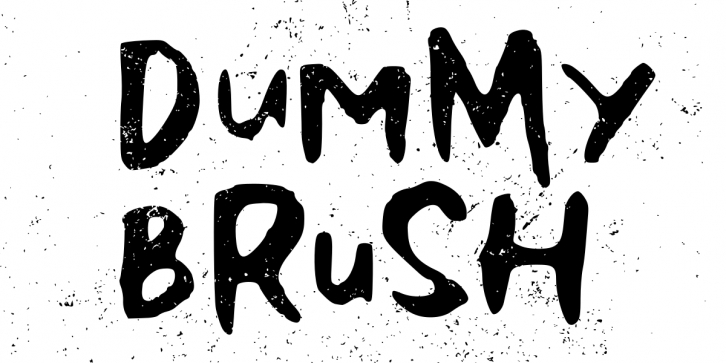 Dummy Brush Font Download