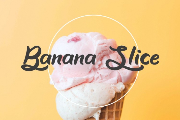 Banana Slice Font Download
