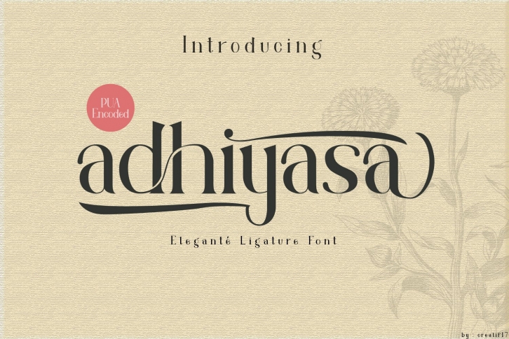 adhiyasa serif font Font Download