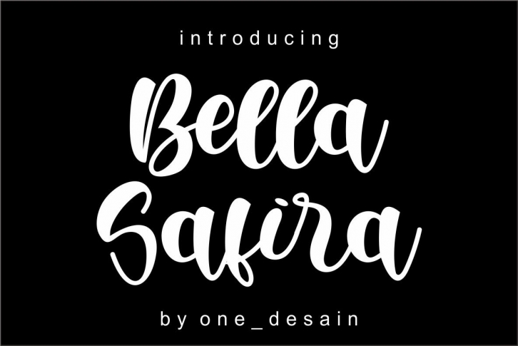 Bella Safira Font Download