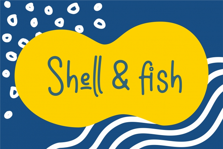 Shell & fish Font Download