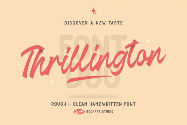 Thrillington || FONT DUO Font Download