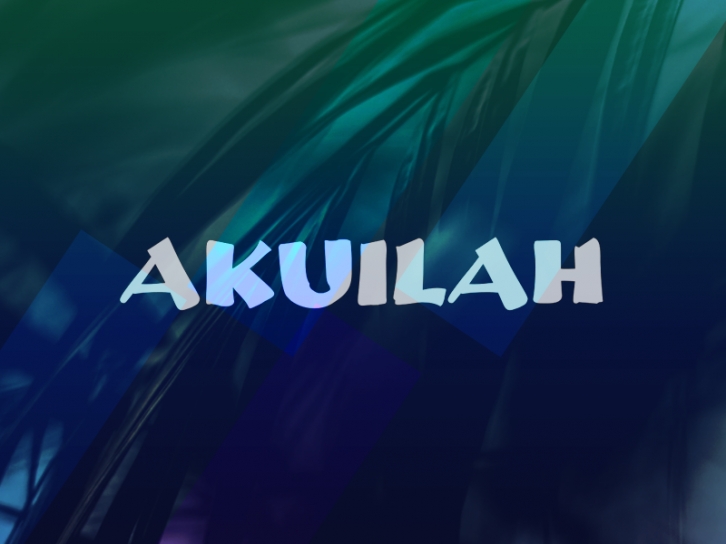 A Akuilah Font Download