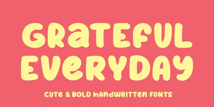 Grateful Everyday Font Download
