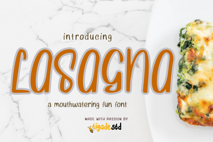 Lasagna Font Download