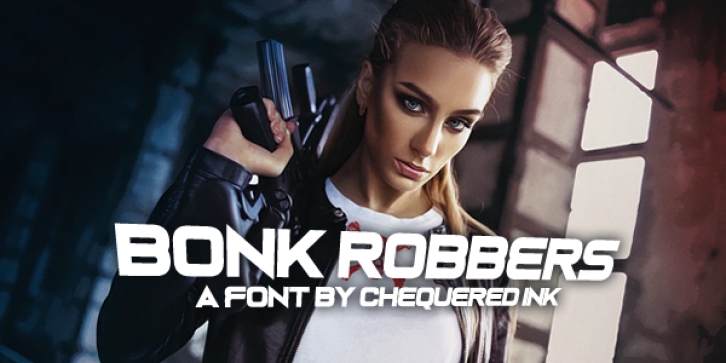 Bonk Robbers Font Download