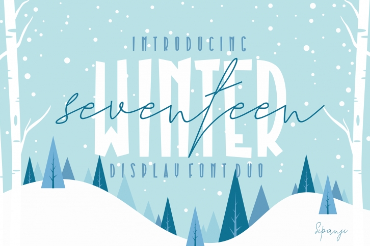 Seventeen Winter Font Download