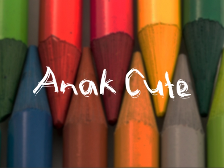 A Anak Cute Font Download