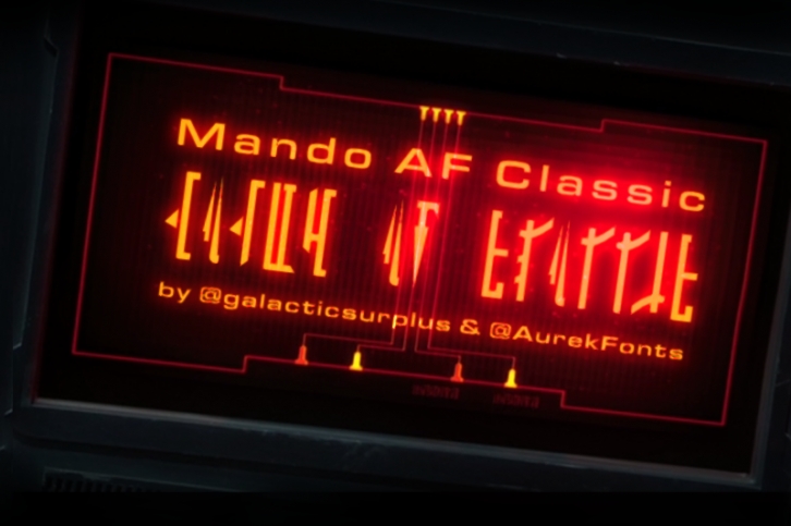 Mando AF Classic Font Download