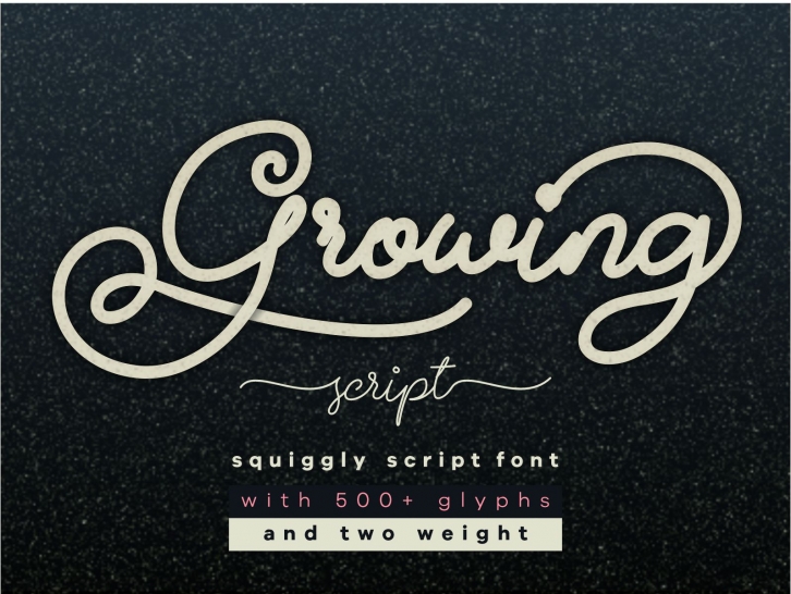 Growing Scrip Font Download