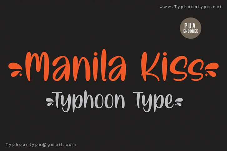 Manila Kiss - Font Download