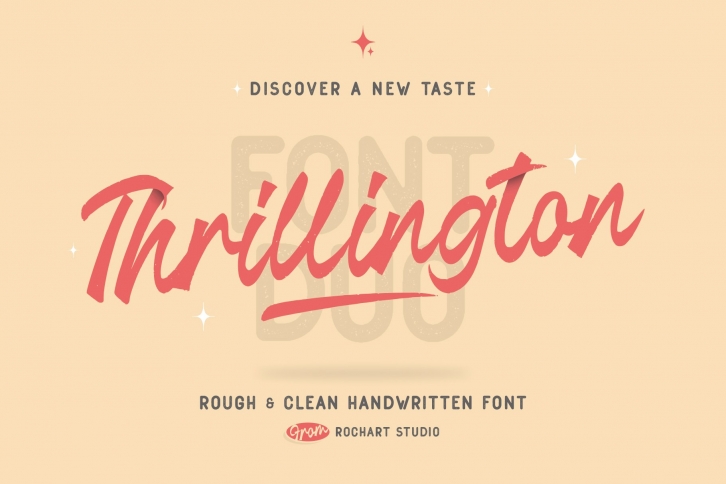 Thrillington || FONT DUO Font Download