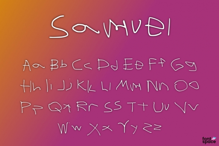 Samuel very cool f Font Download