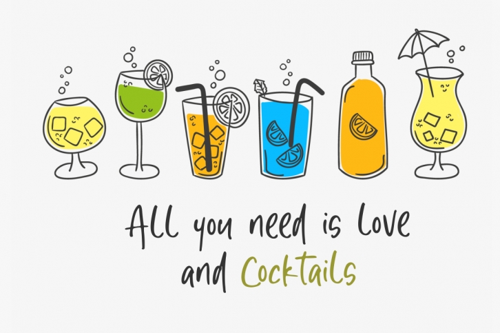 Fresh Cocktails Font Download
