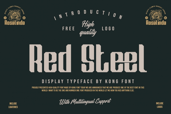 Red Steel Font Download