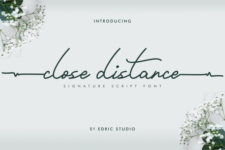 Close Distance Font Download