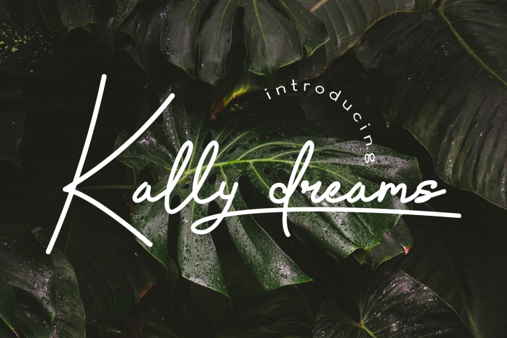 Kally dreams Font Download