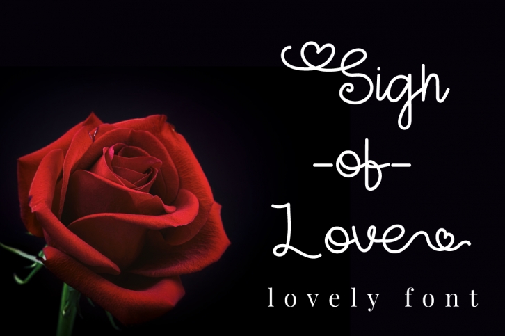 Sign Of Love Font Download