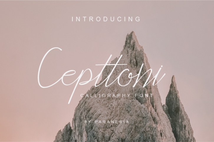 Cepttoni calligraphy Font Download