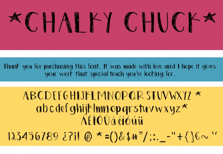 ChalkyChuck Font Download