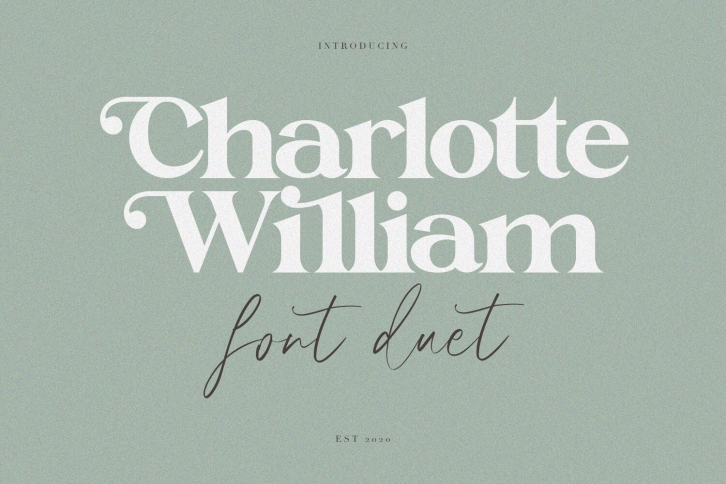 Charlotte William Font Duet Font Download