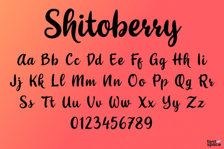 Shitoberry Font Download