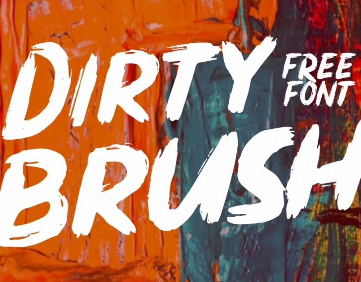 Dirty Brush Font Download