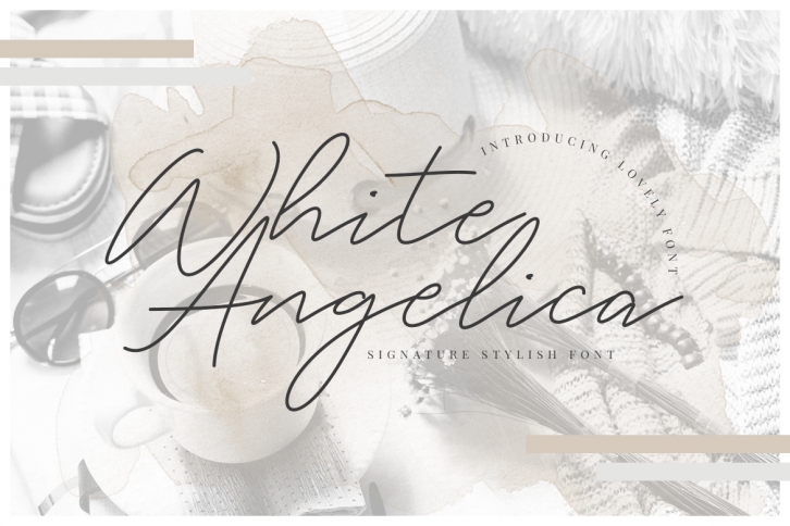 White Angelica Font Download