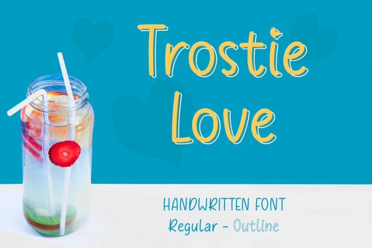 Trostie Love - Handwritten Font Font Download