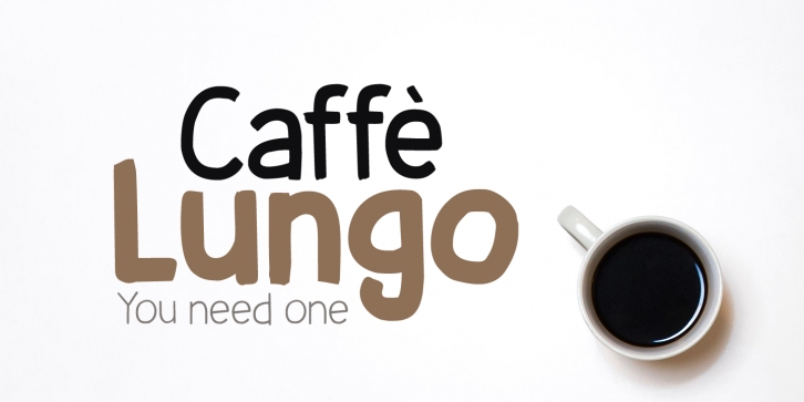 Caffe Lungo DEMO Font Download