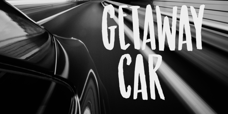 Getaway Car DEMO Font Download