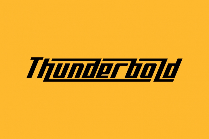 Thunderbold Font Download