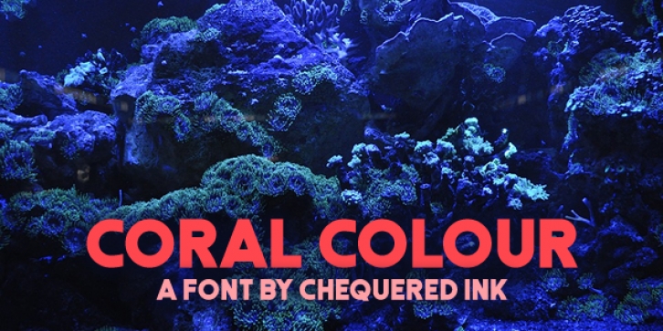 Coral Colour Font Download