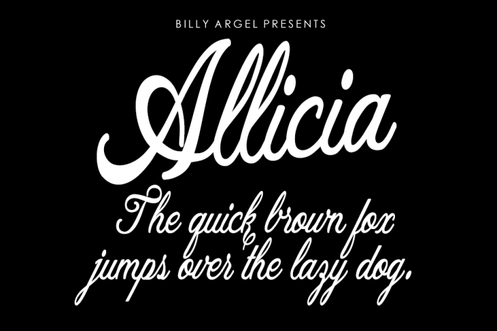 Allicia Font Download