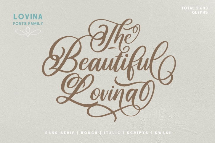 Beautiful Lovina Font Download