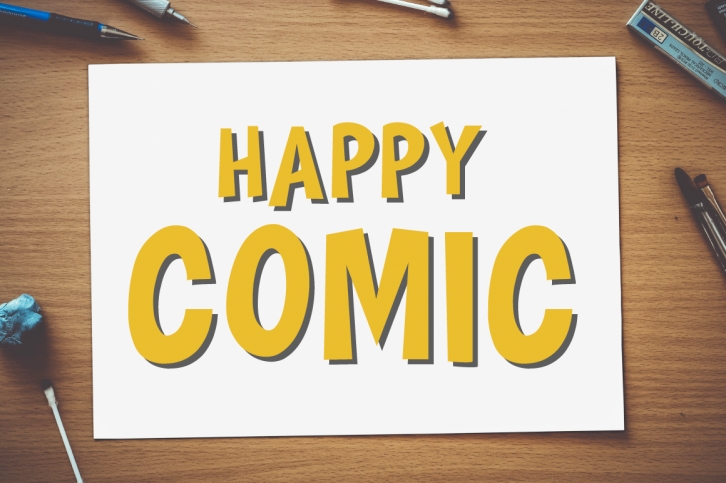 HAPPY COMIC Font Download
