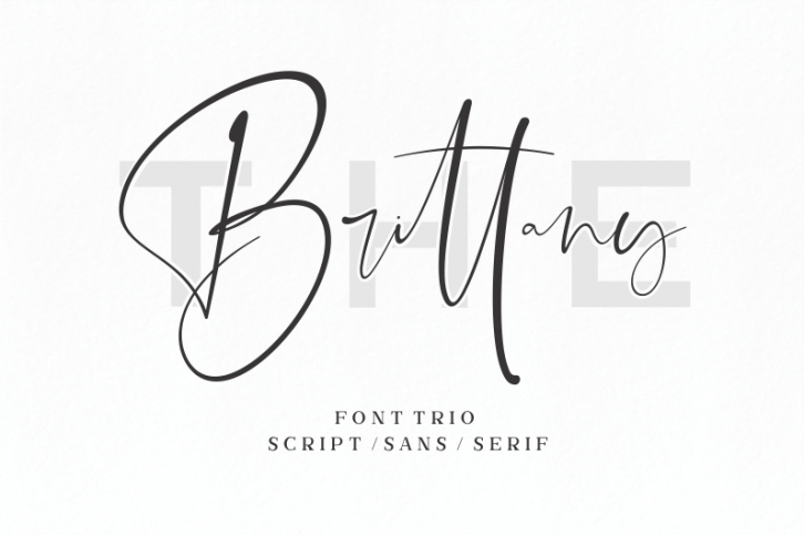 The Brittany Scrip Font Download