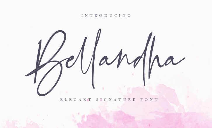 Bellandha Signature Font Download