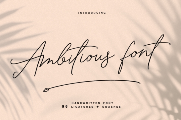 Ambitious Font Download