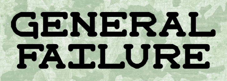 General Failure Font Download