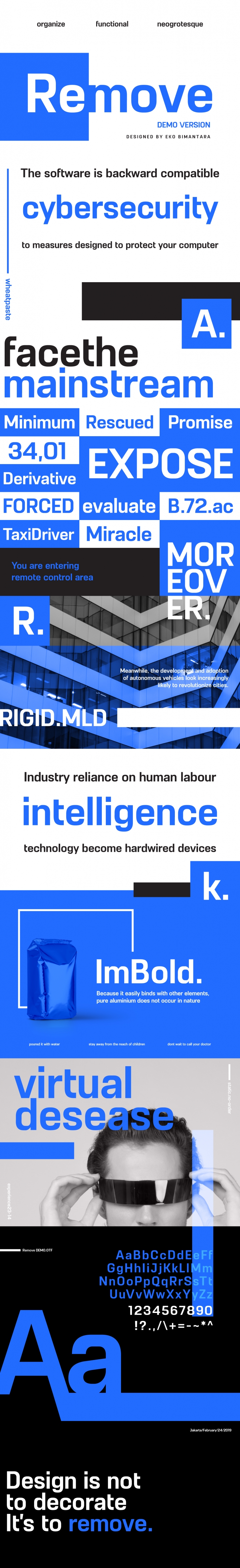 Remove DEMO Font Download