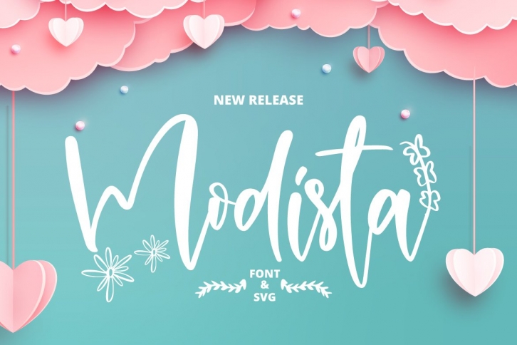 Modista & Free SVG Font Download