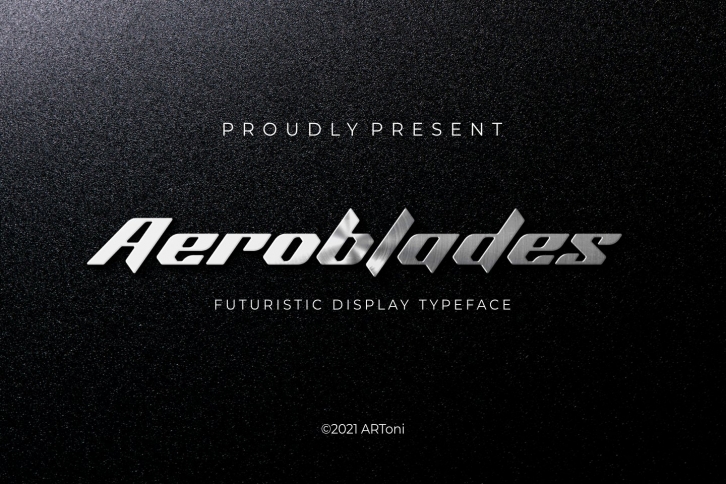 Aeroblades Font Download