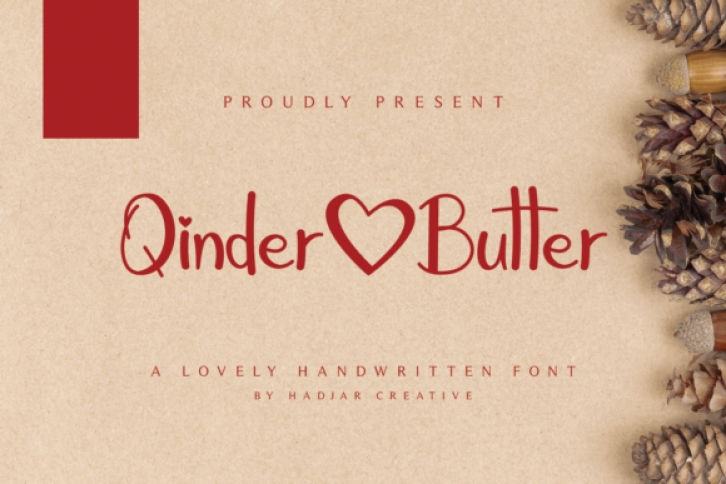 Qinder Butter Font Download