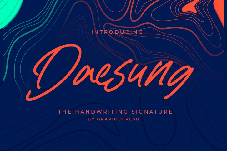 Daesung - The Handwriting Signature Font Download