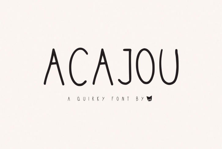 Acajou Handwritten Font Download