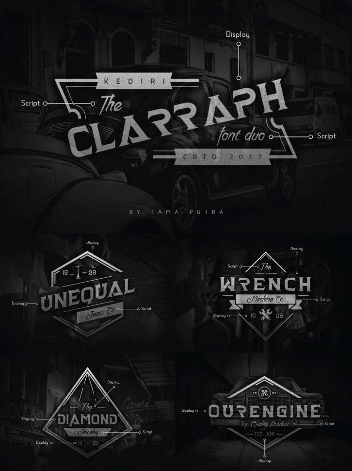 Clarraph Scrip Font Download
