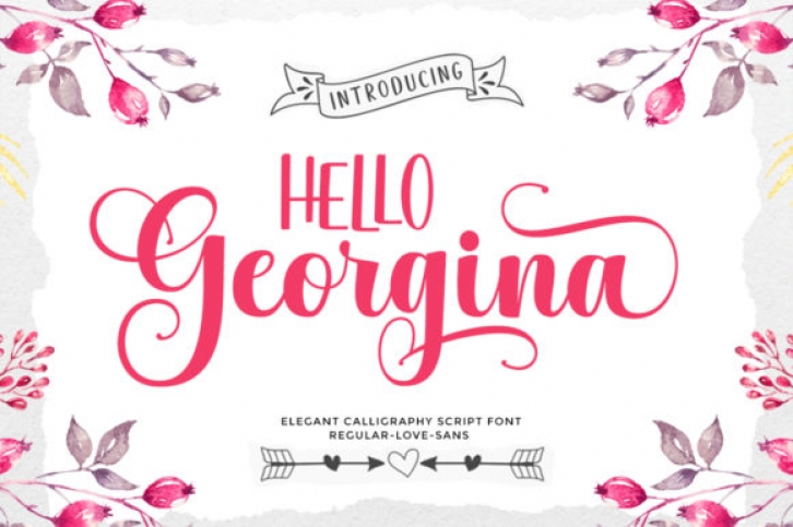 Hello Georgina Font Download